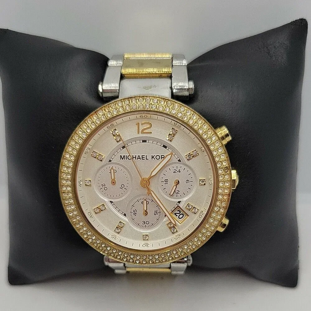 Michael Kors Parker MK5626 Womens Stainless Steel Analog Dial Quartz Watch AM351